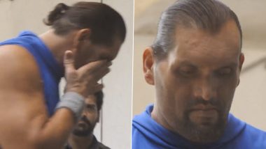 The Great Khali Cries in Front of Media, Seen Wiping Tears After Paparazzi Asks Questions About His Birthday Plans (Watch Video)